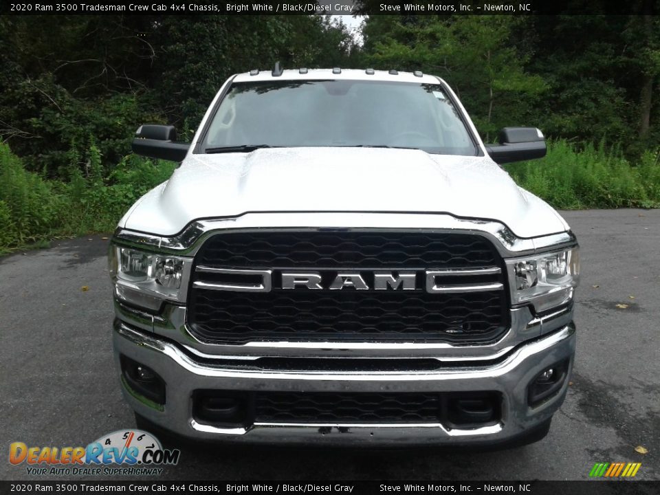 2020 Ram 3500 Tradesman Crew Cab 4x4 Chassis Bright White / Black/Diesel Gray Photo #3