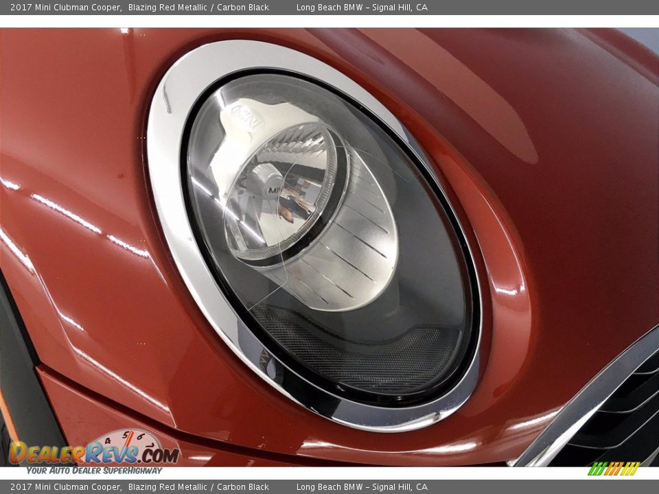 2017 Mini Clubman Cooper Blazing Red Metallic / Carbon Black Photo #26