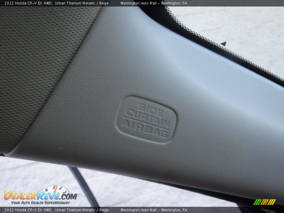 2012 Honda CR-V EX 4WD Urban Titanium Metallic / Beige Photo #23