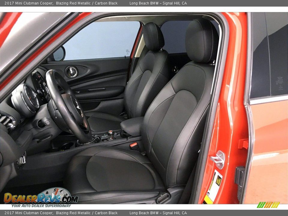 2017 Mini Clubman Cooper Blazing Red Metallic / Carbon Black Photo #28