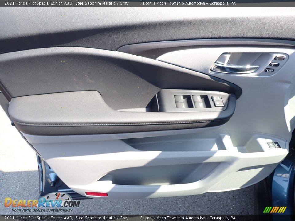 2021 Honda Pilot Special Edition AWD Steel Sapphire Metallic / Gray Photo #7
