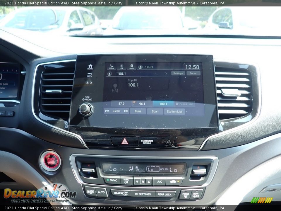 2021 Honda Pilot Special Edition AWD Steel Sapphire Metallic / Gray Photo #9