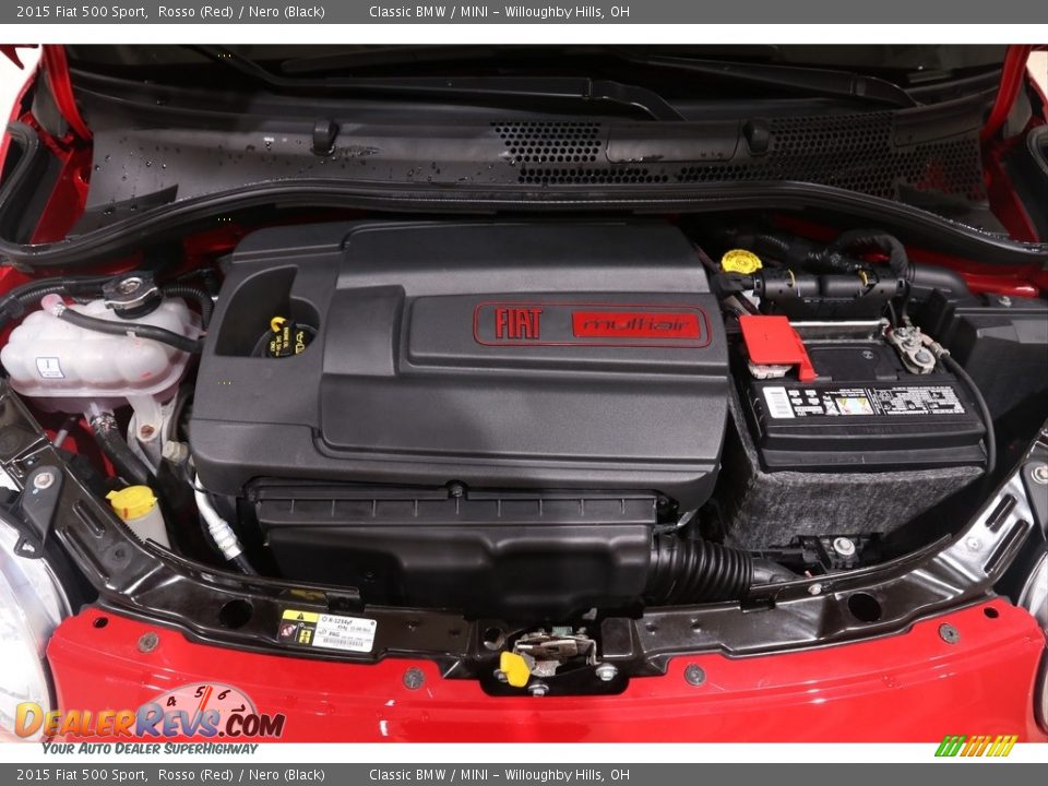 2015 Fiat 500 Sport 1.4 Liter SOHC 16-Valve MultiAir 4 Cylinder Engine Photo #18