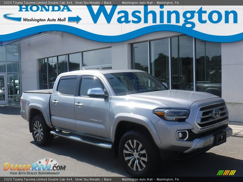 2020 Toyota Tacoma Limited Double Cab 4x4 Silver Sky Metallic / Black Photo #1