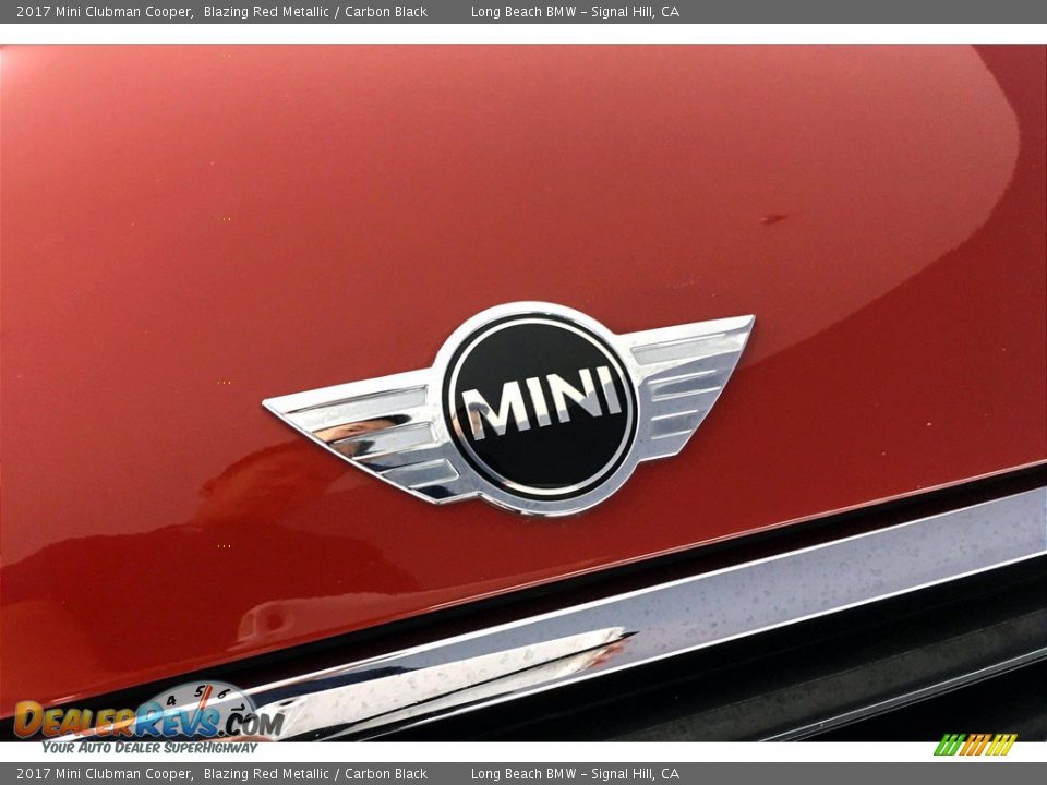 2017 Mini Clubman Cooper Blazing Red Metallic / Carbon Black Photo #33