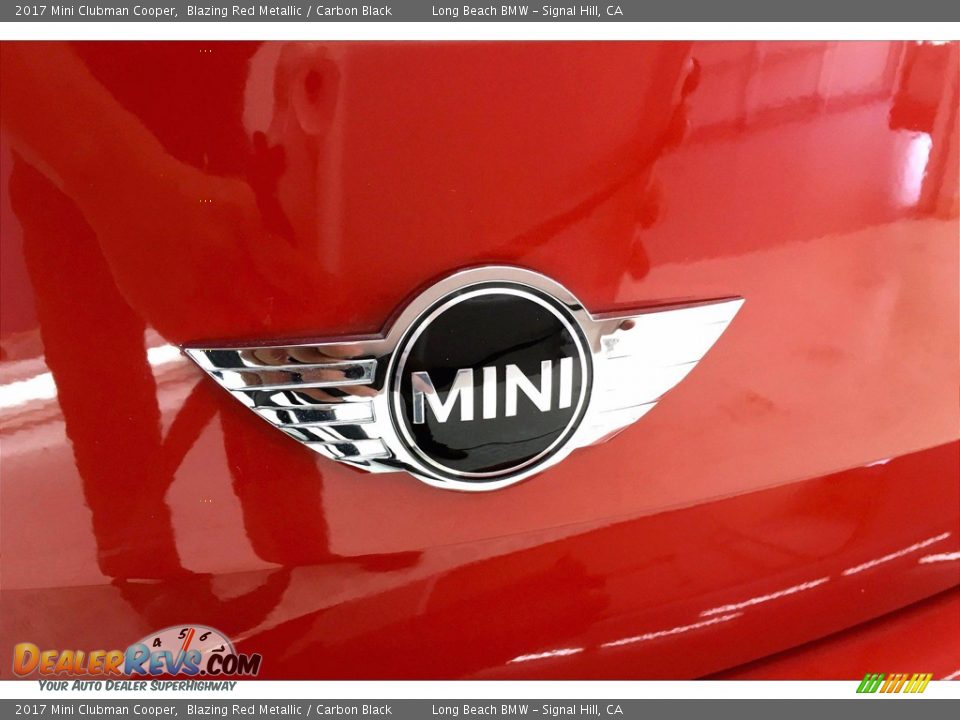 2017 Mini Clubman Cooper Blazing Red Metallic / Carbon Black Photo #34