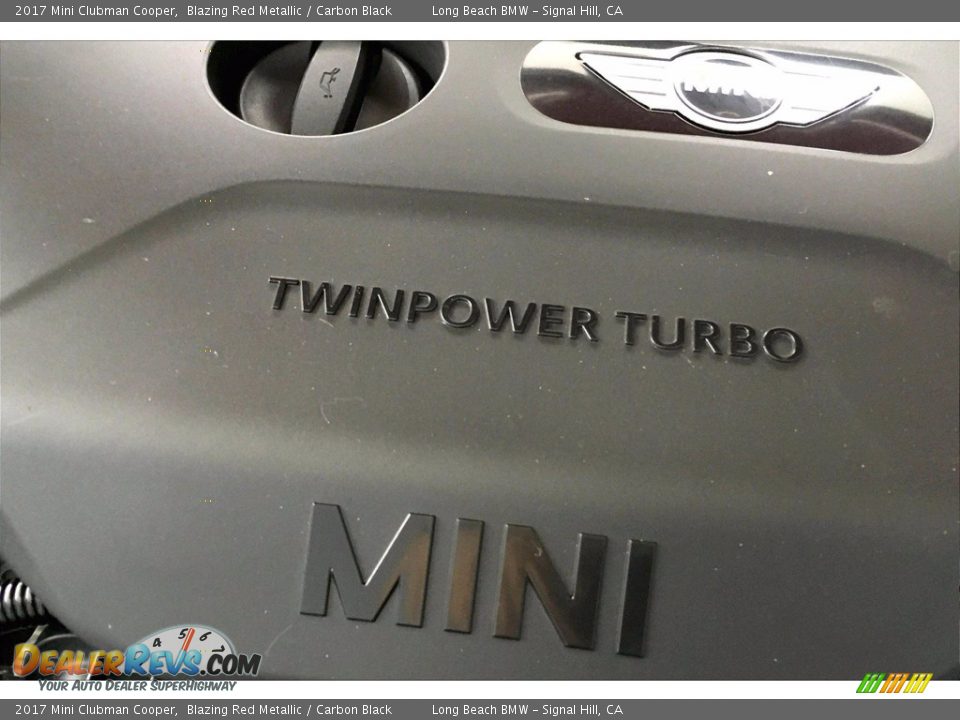 2017 Mini Clubman Cooper Blazing Red Metallic / Carbon Black Photo #35