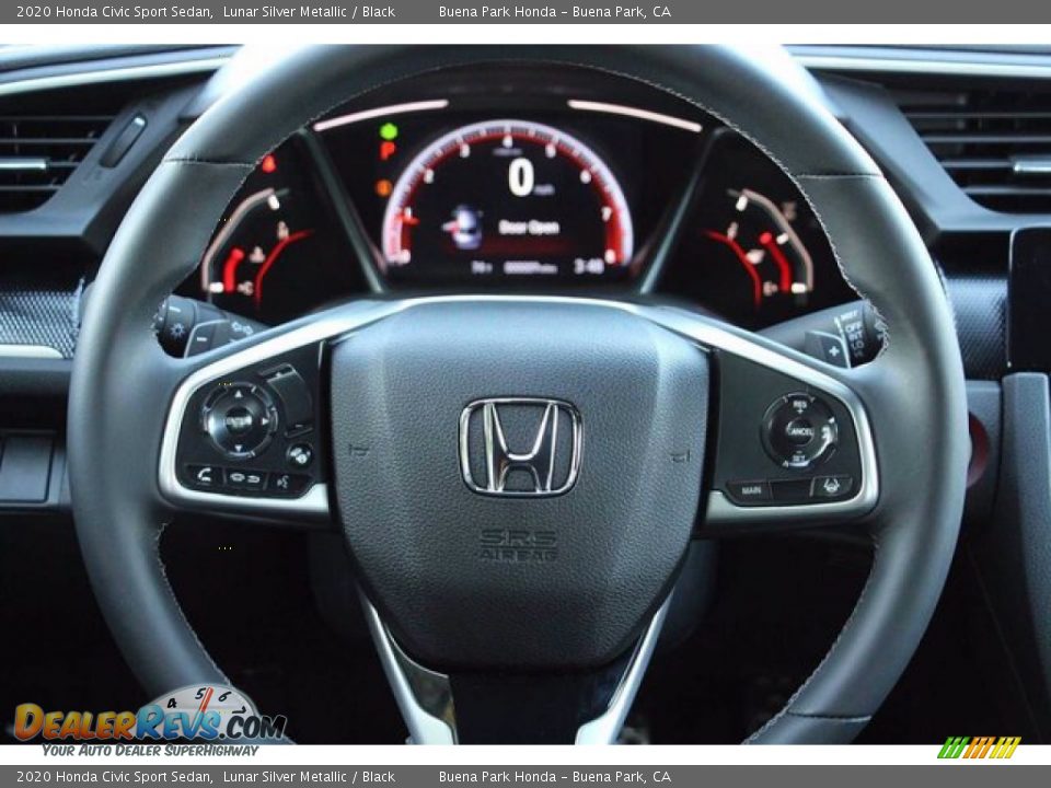 2020 Honda Civic Sport Sedan Steering Wheel Photo #15