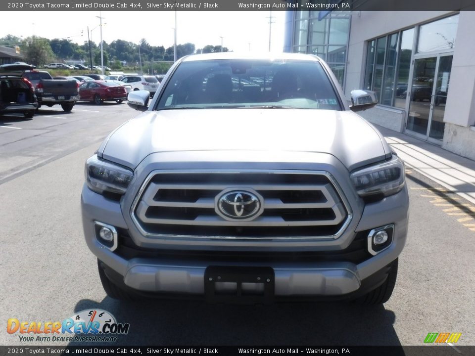 2020 Toyota Tacoma Limited Double Cab 4x4 Silver Sky Metallic / Black Photo #6
