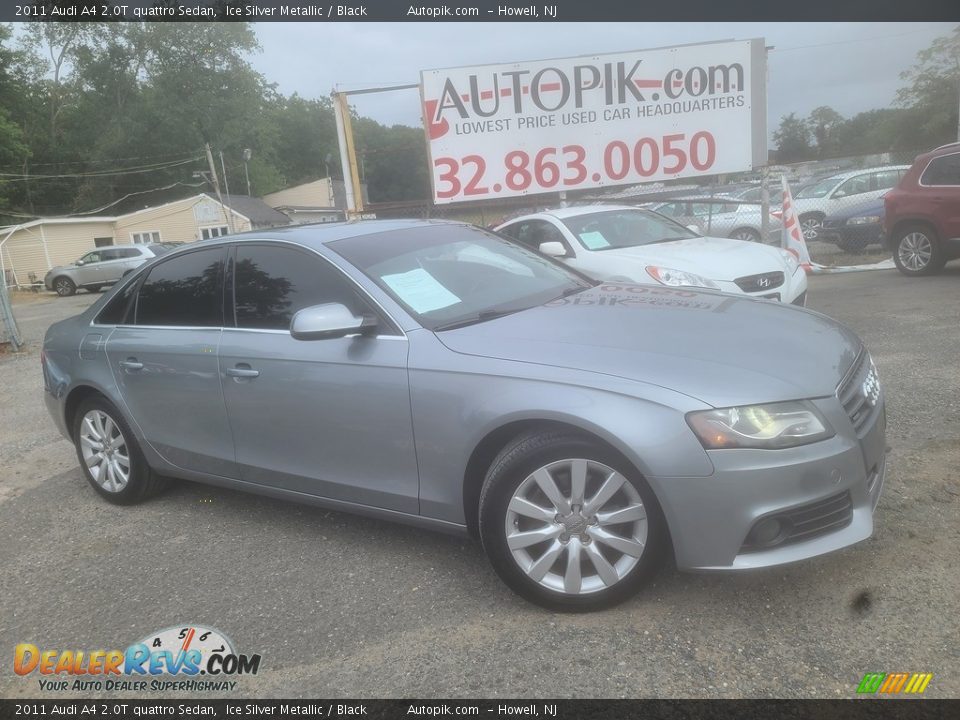 2011 Audi A4 2.0T quattro Sedan Ice Silver Metallic / Black Photo #1