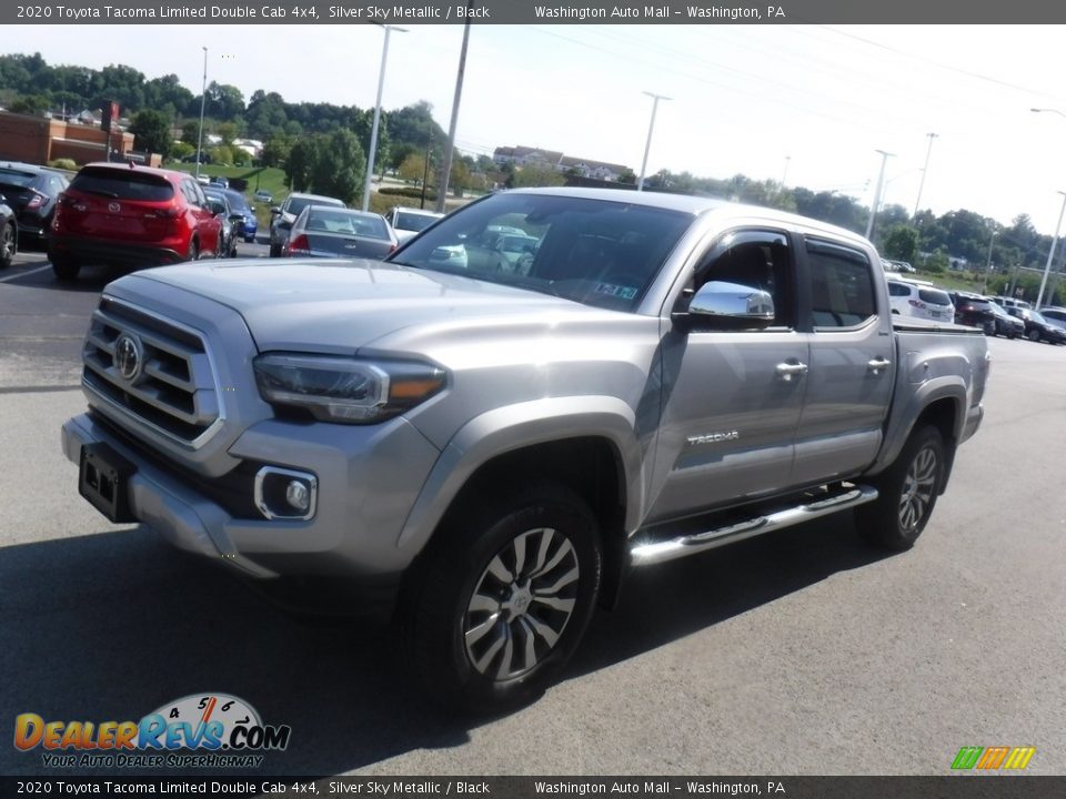 2020 Toyota Tacoma Limited Double Cab 4x4 Silver Sky Metallic / Black Photo #7