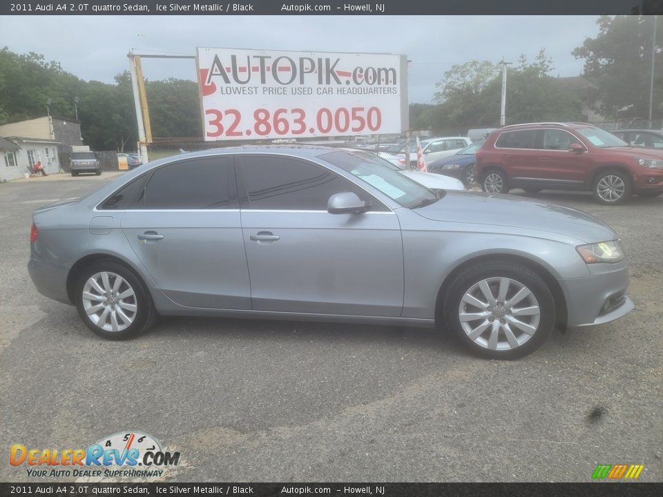 2011 Audi A4 2.0T quattro Sedan Ice Silver Metallic / Black Photo #2