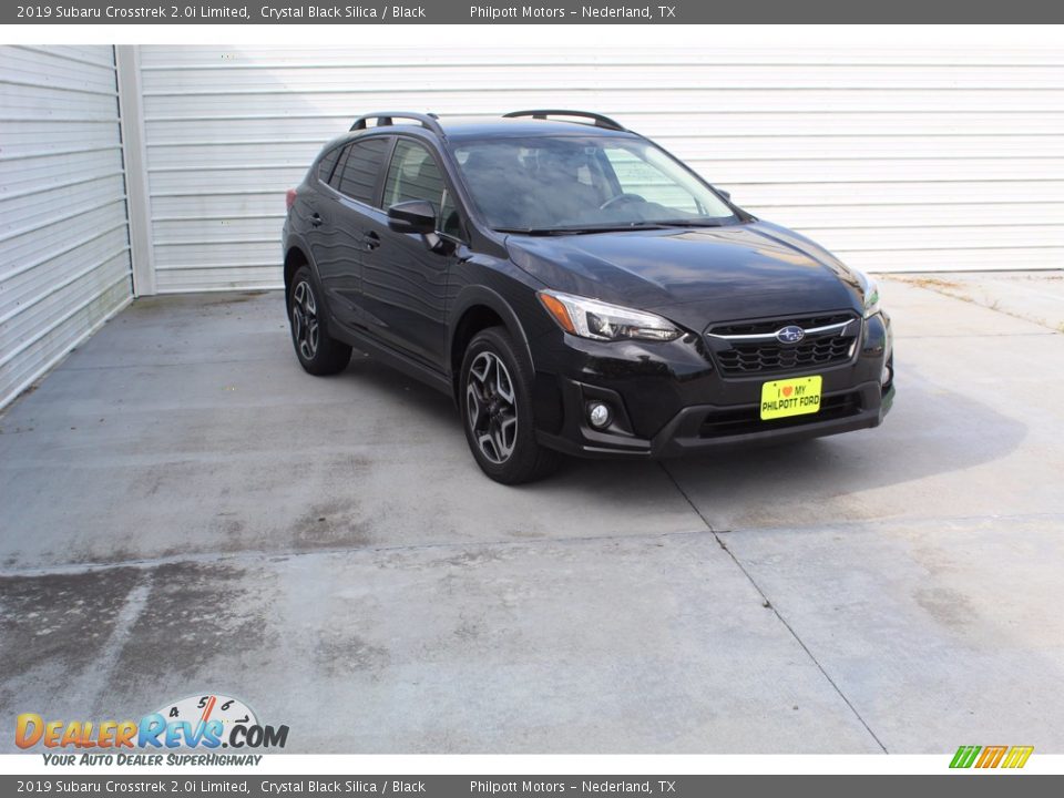 2019 Subaru Crosstrek 2.0i Limited Crystal Black Silica / Black Photo #2