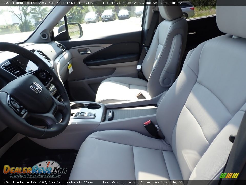 Front Seat of 2021 Honda Pilot EX-L AWD Photo #8