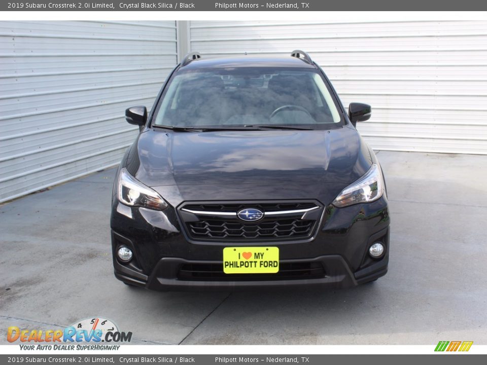 2019 Subaru Crosstrek 2.0i Limited Crystal Black Silica / Black Photo #3