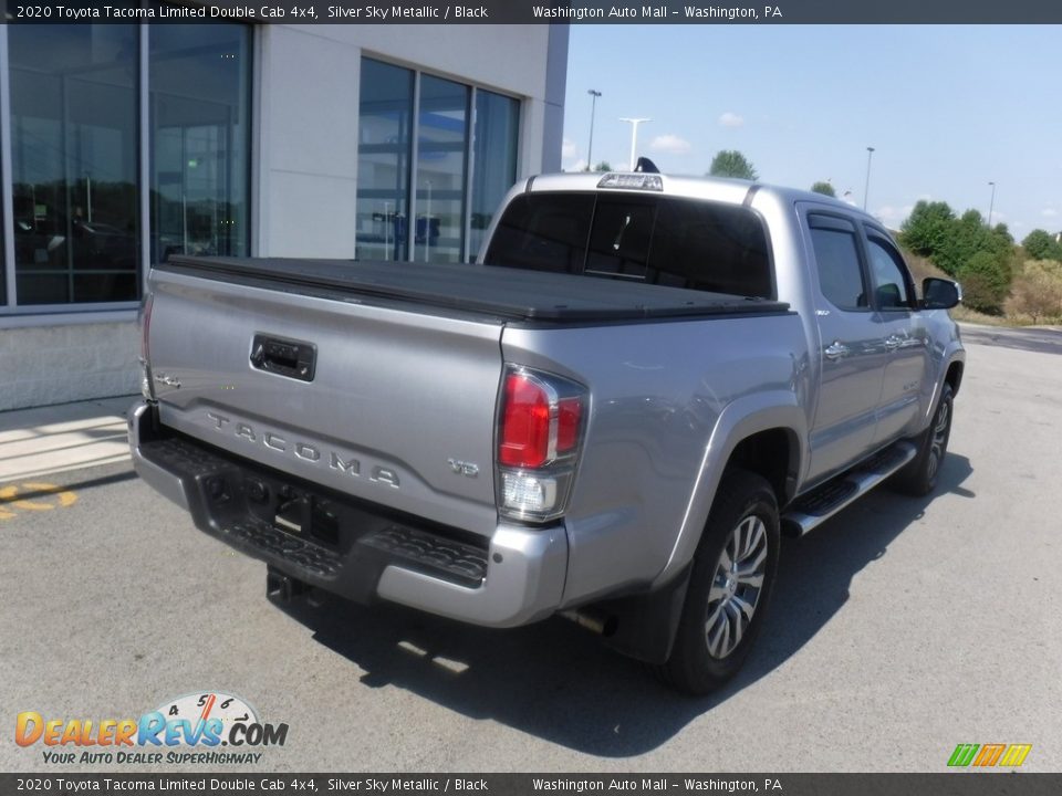 2020 Toyota Tacoma Limited Double Cab 4x4 Silver Sky Metallic / Black Photo #10