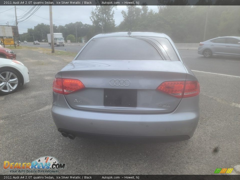 2011 Audi A4 2.0T quattro Sedan Ice Silver Metallic / Black Photo #4