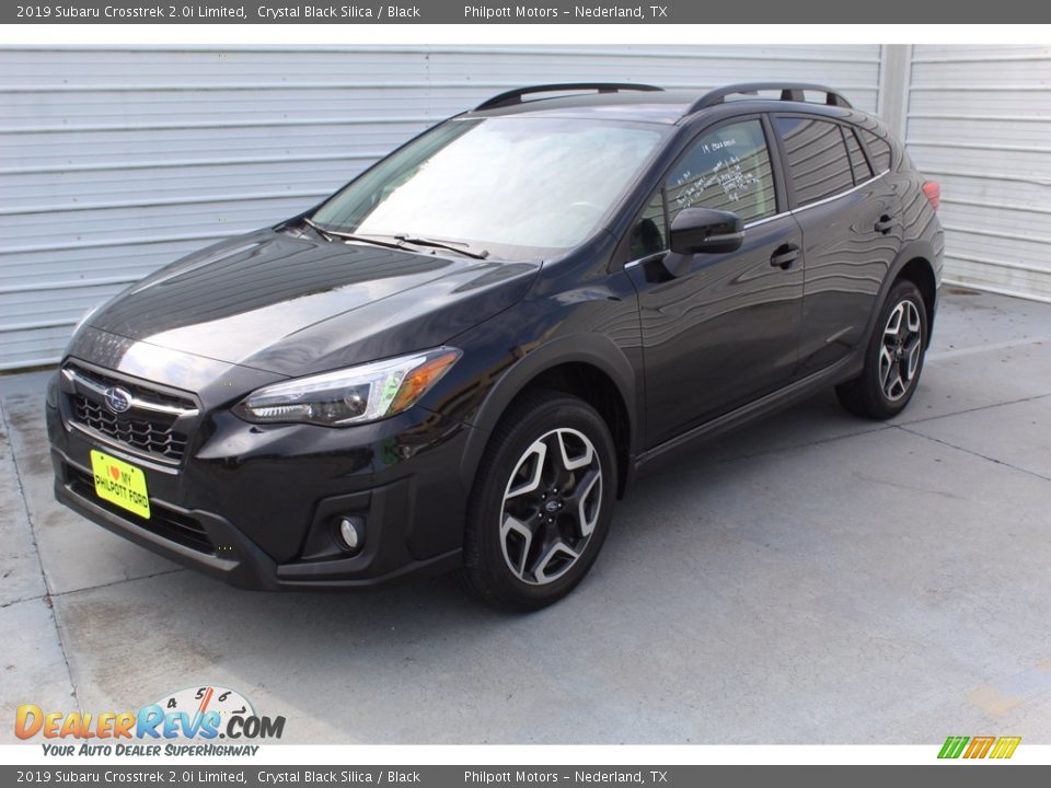 2019 Subaru Crosstrek 2.0i Limited Crystal Black Silica / Black Photo #4