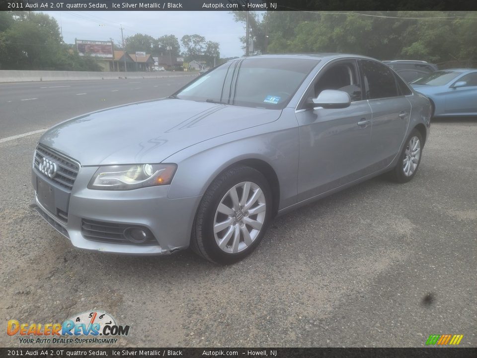 2011 Audi A4 2.0T quattro Sedan Ice Silver Metallic / Black Photo #6