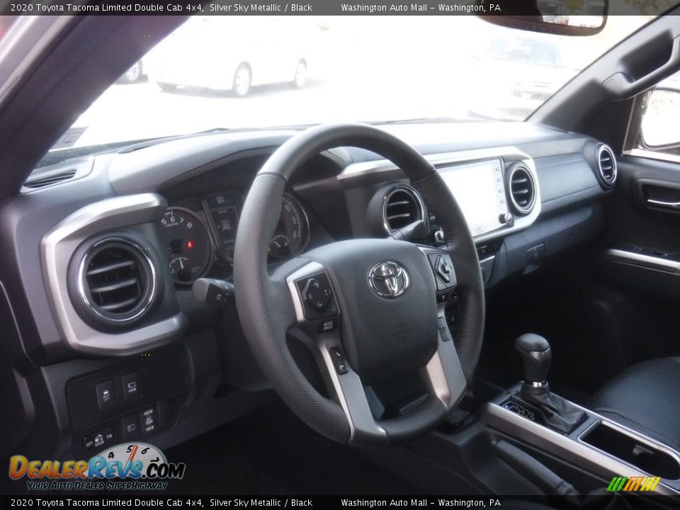 2020 Toyota Tacoma Limited Double Cab 4x4 Silver Sky Metallic / Black Photo #14
