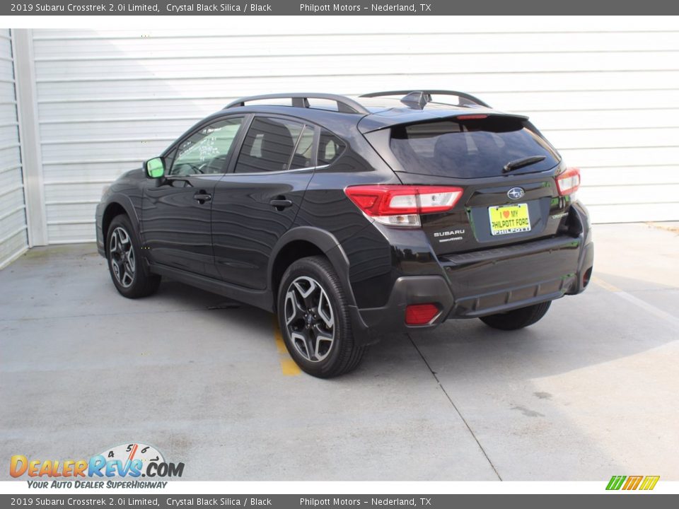 2019 Subaru Crosstrek 2.0i Limited Crystal Black Silica / Black Photo #8