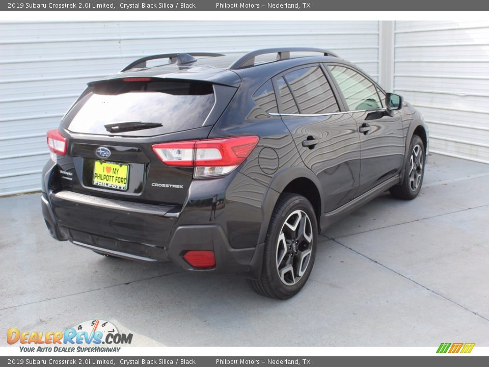 2019 Subaru Crosstrek 2.0i Limited Crystal Black Silica / Black Photo #10