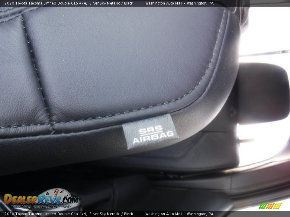 2020 Toyota Tacoma Limited Double Cab 4x4 Silver Sky Metallic / Black Photo #18