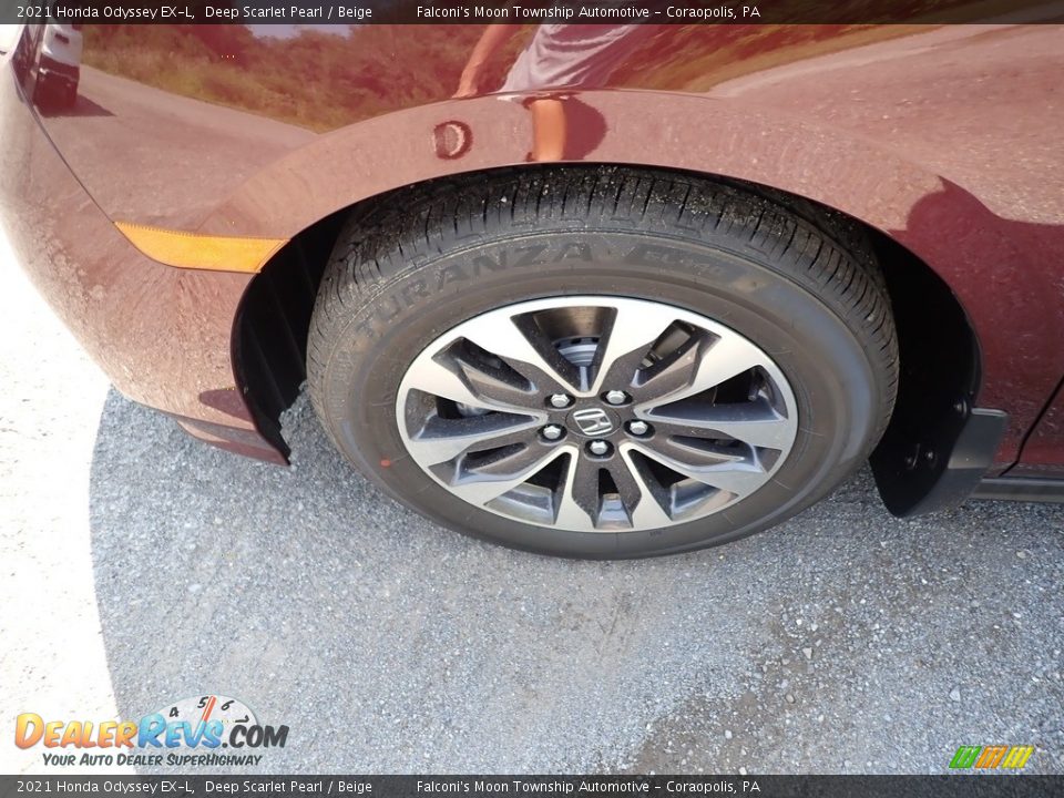 2021 Honda Odyssey EX-L Deep Scarlet Pearl / Beige Photo #2