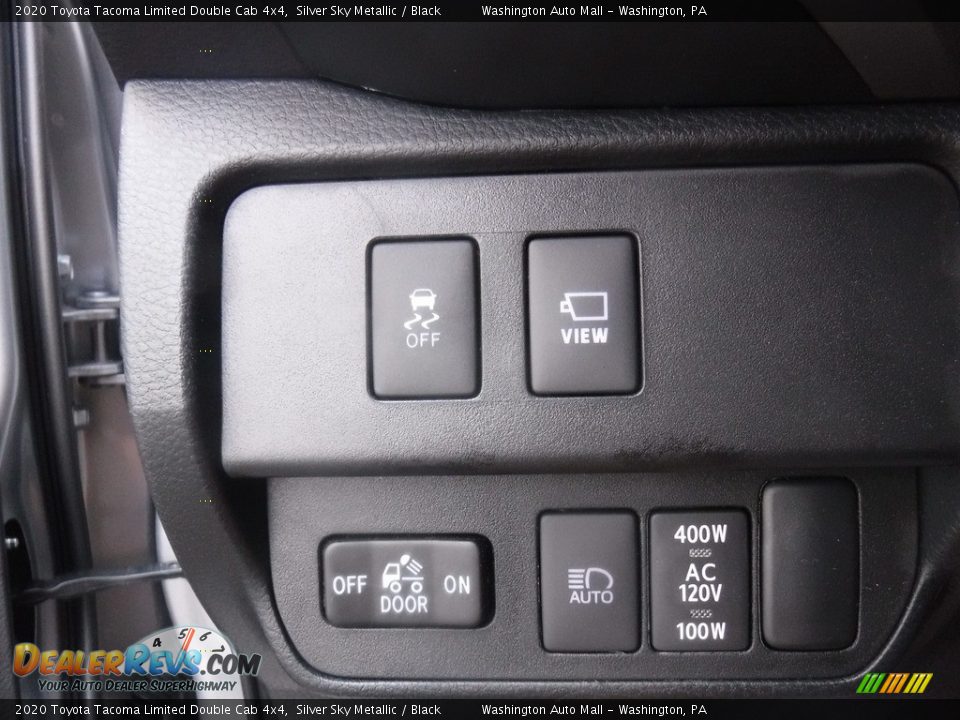 2020 Toyota Tacoma Limited Double Cab 4x4 Silver Sky Metallic / Black Photo #19