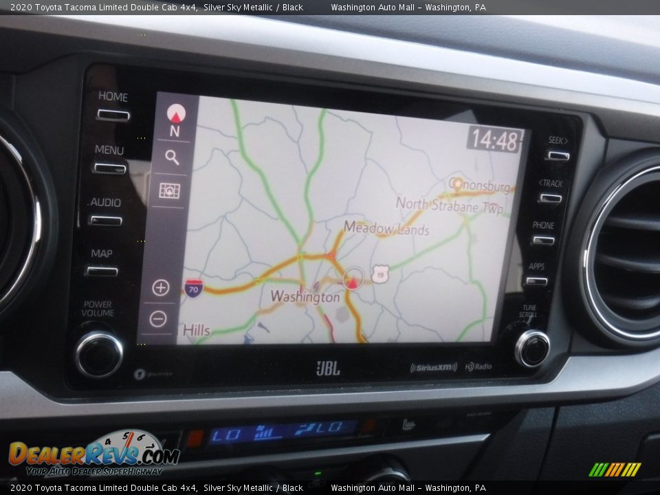 2020 Toyota Tacoma Limited Double Cab 4x4 Silver Sky Metallic / Black Photo #22