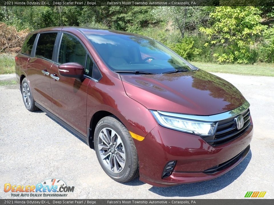 Front 3/4 View of 2021 Honda Odyssey EX-L Photo #6