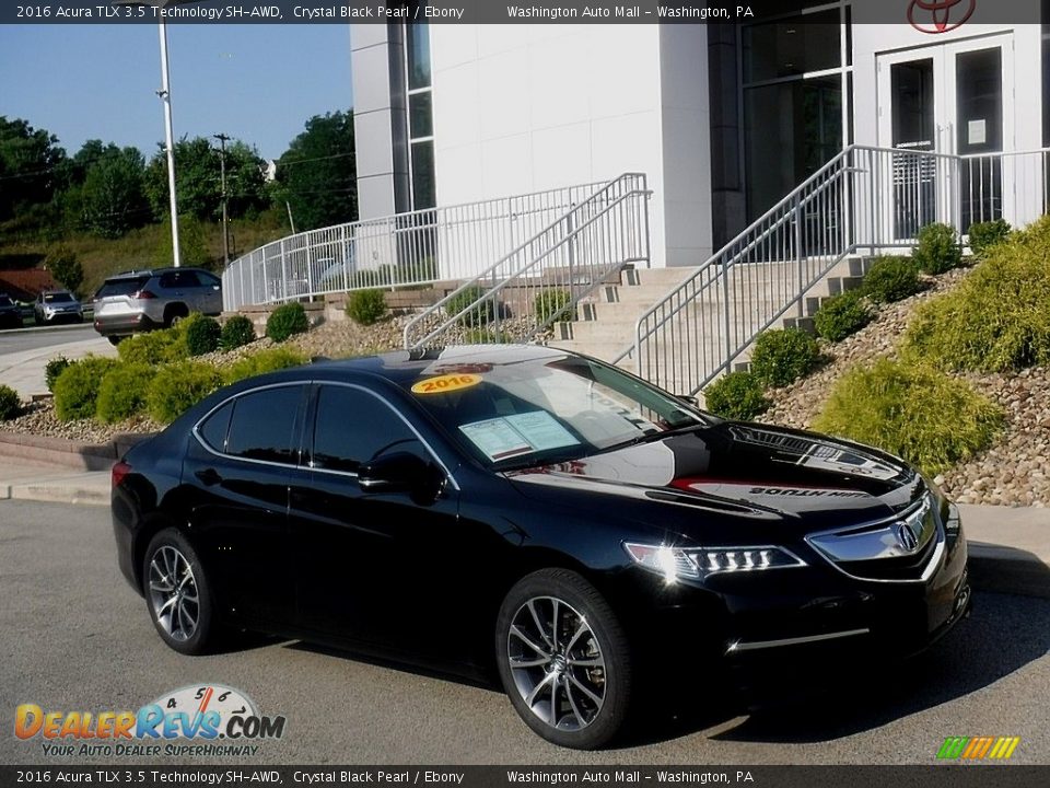 2016 Acura TLX 3.5 Technology SH-AWD Crystal Black Pearl / Ebony Photo #1