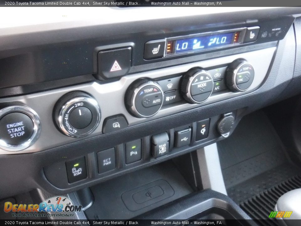 2020 Toyota Tacoma Limited Double Cab 4x4 Silver Sky Metallic / Black Photo #24