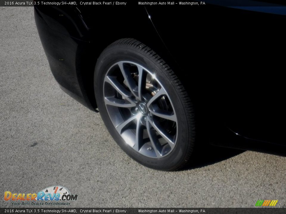 2016 Acura TLX 3.5 Technology SH-AWD Crystal Black Pearl / Ebony Photo #3