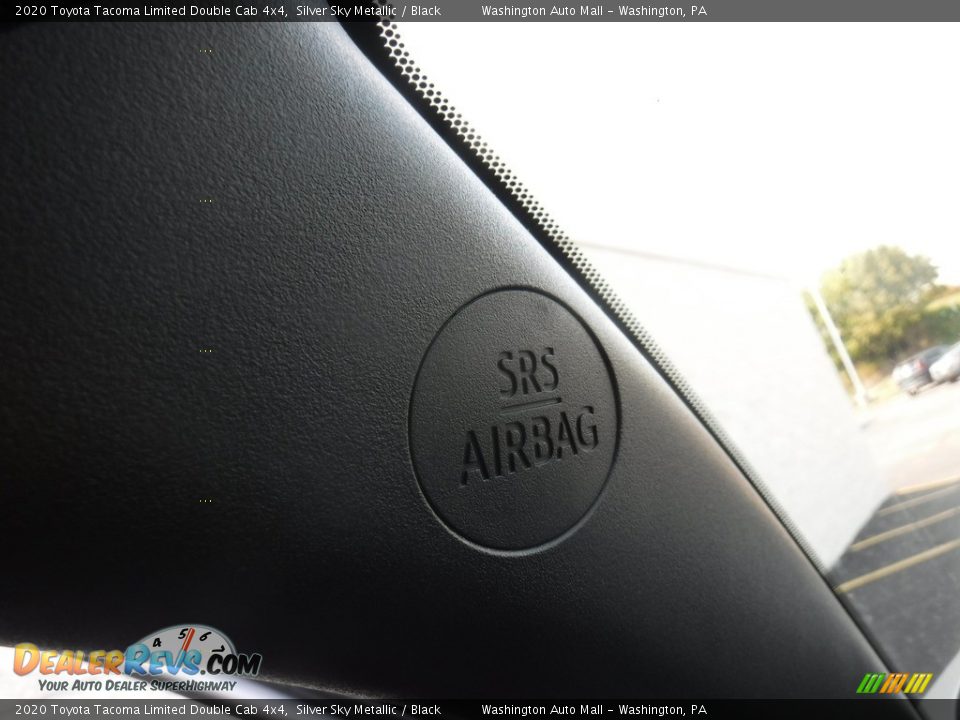 2020 Toyota Tacoma Limited Double Cab 4x4 Silver Sky Metallic / Black Photo #26