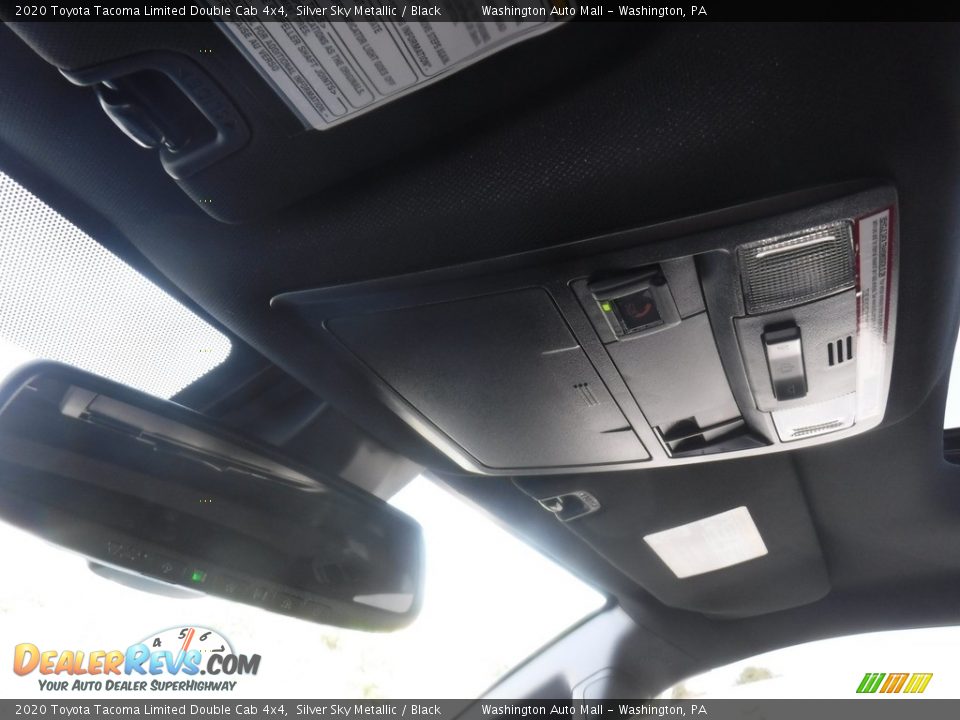 2020 Toyota Tacoma Limited Double Cab 4x4 Silver Sky Metallic / Black Photo #27