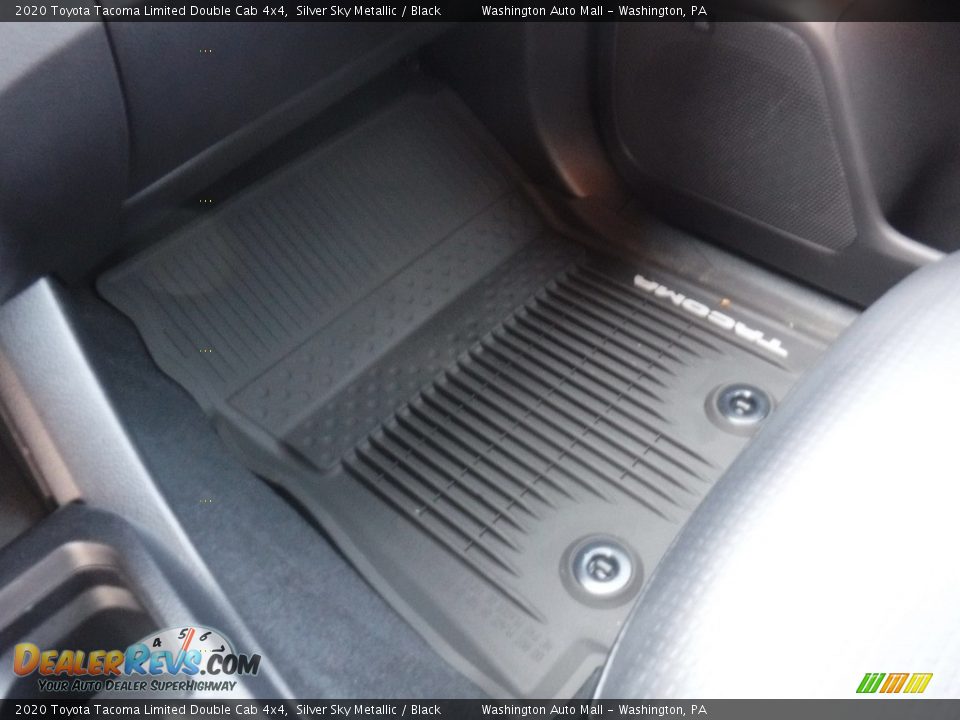 2020 Toyota Tacoma Limited Double Cab 4x4 Silver Sky Metallic / Black Photo #28