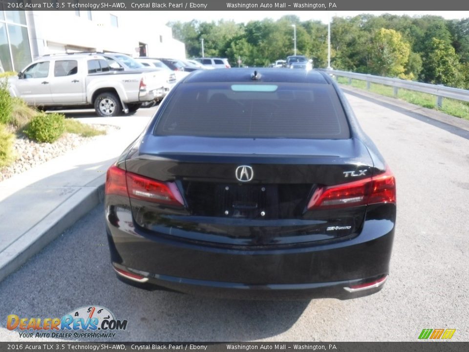 2016 Acura TLX 3.5 Technology SH-AWD Crystal Black Pearl / Ebony Photo #8