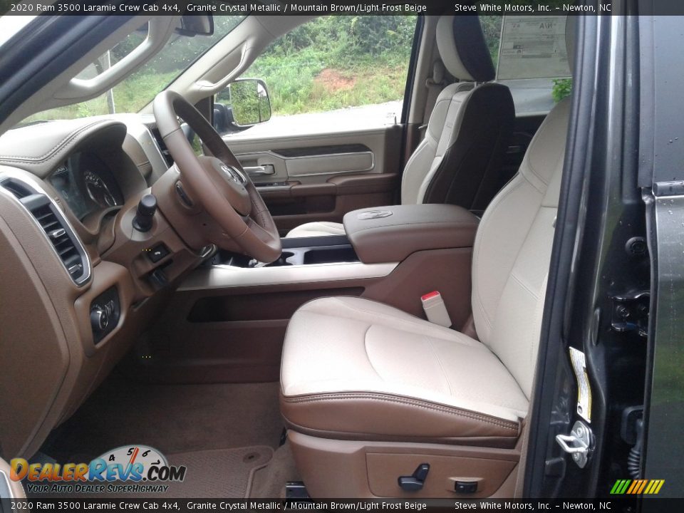 2020 Ram 3500 Laramie Crew Cab 4x4 Granite Crystal Metallic / Mountain Brown/Light Frost Beige Photo #11