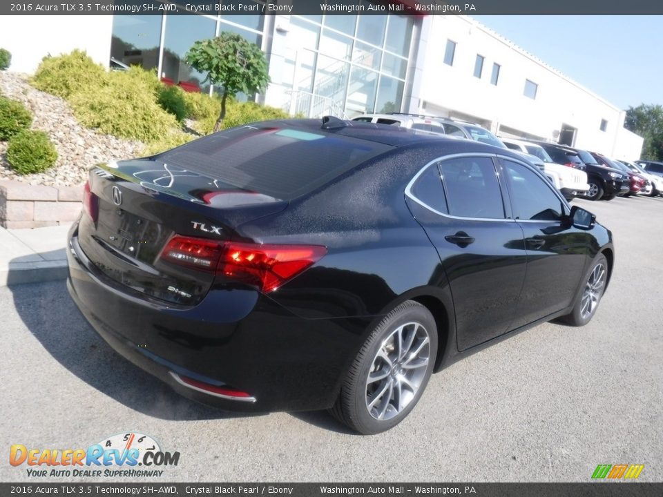 2016 Acura TLX 3.5 Technology SH-AWD Crystal Black Pearl / Ebony Photo #9