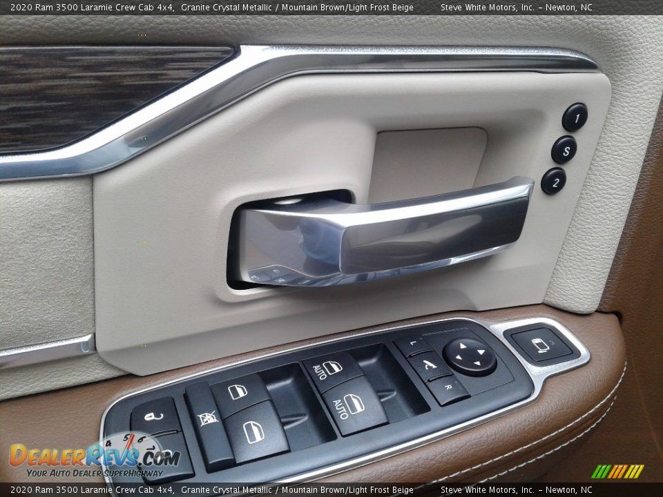 2020 Ram 3500 Laramie Crew Cab 4x4 Granite Crystal Metallic / Mountain Brown/Light Frost Beige Photo #12