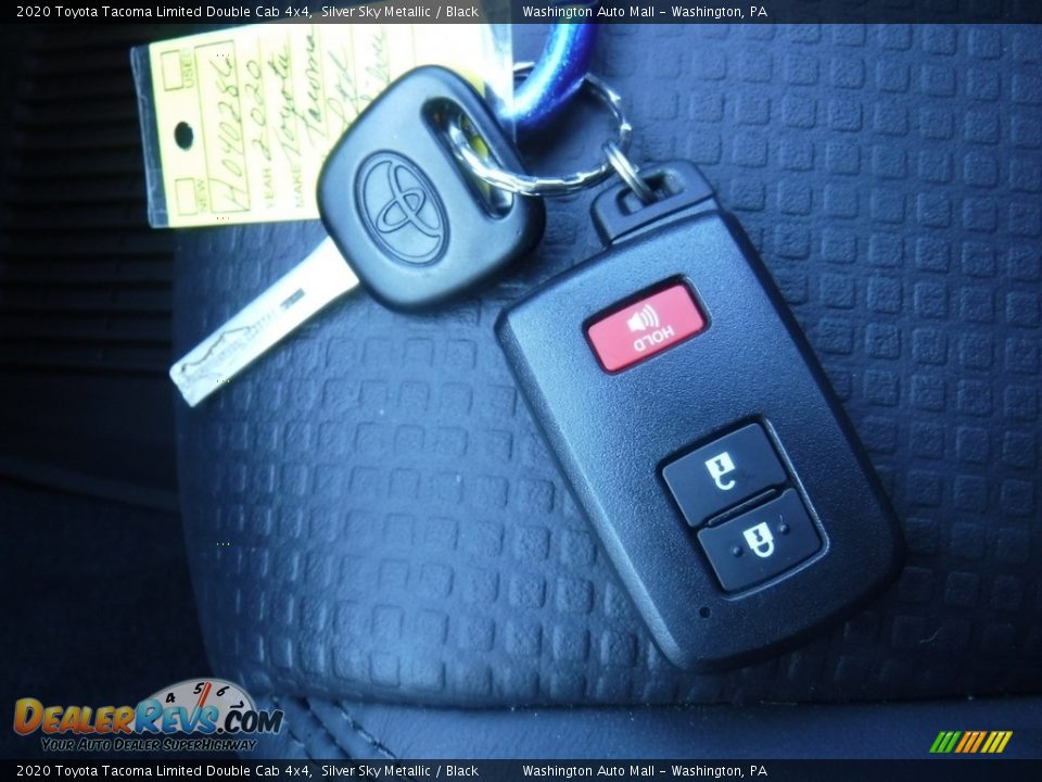 2020 Toyota Tacoma Limited Double Cab 4x4 Silver Sky Metallic / Black Photo #33