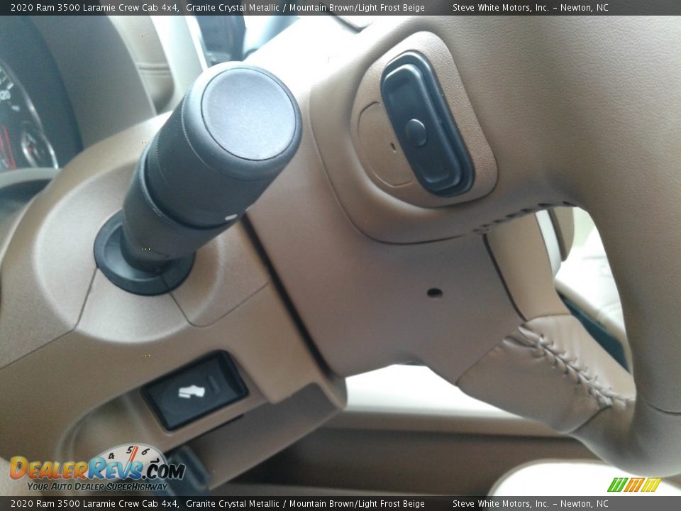 2020 Ram 3500 Laramie Crew Cab 4x4 Granite Crystal Metallic / Mountain Brown/Light Frost Beige Photo #13