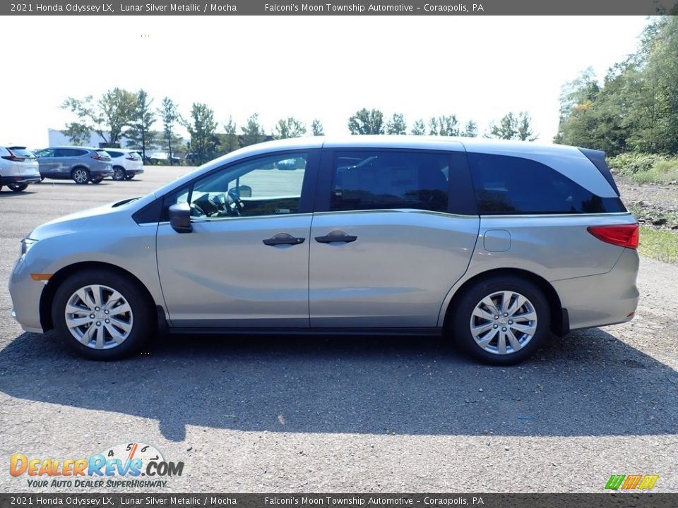 2021 Honda Odyssey LX Lunar Silver Metallic / Mocha Photo #3