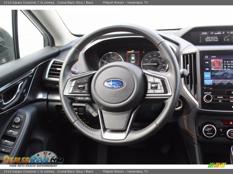 2019 Subaru Crosstrek 2.0i Limited Crystal Black Silica / Black Photo #26