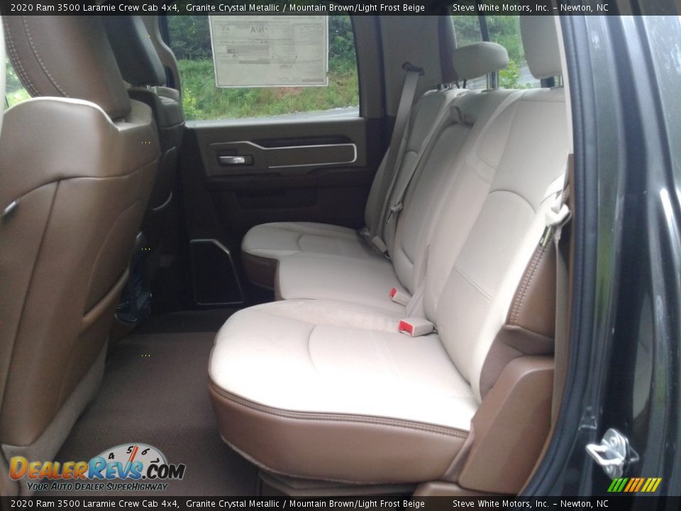 2020 Ram 3500 Laramie Crew Cab 4x4 Granite Crystal Metallic / Mountain Brown/Light Frost Beige Photo #14
