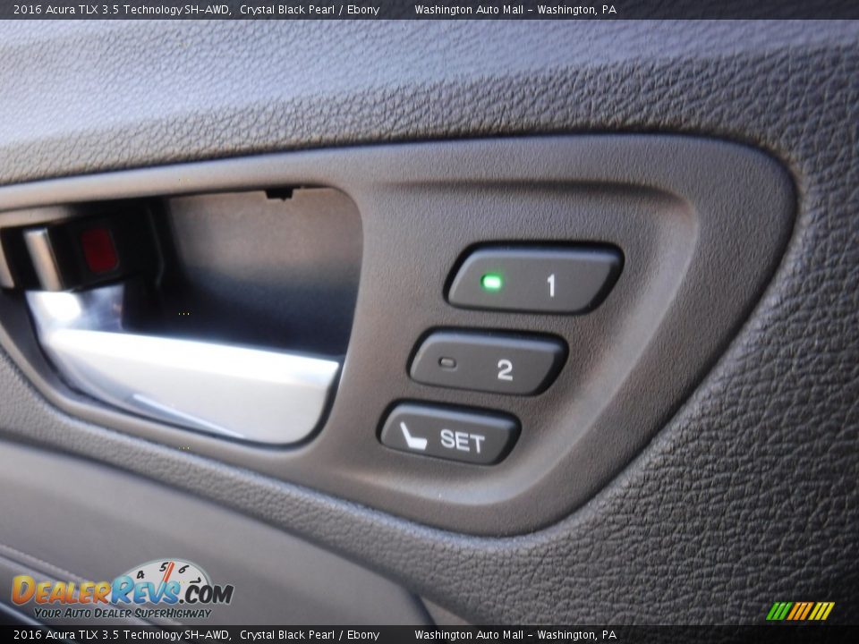 2016 Acura TLX 3.5 Technology SH-AWD Crystal Black Pearl / Ebony Photo #13
