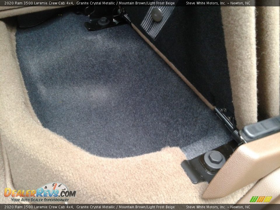 2020 Ram 3500 Laramie Crew Cab 4x4 Granite Crystal Metallic / Mountain Brown/Light Frost Beige Photo #15