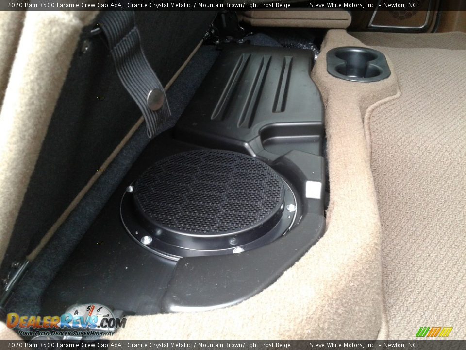 2020 Ram 3500 Laramie Crew Cab 4x4 Granite Crystal Metallic / Mountain Brown/Light Frost Beige Photo #17
