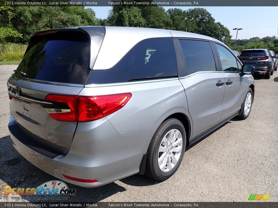 2021 Honda Odyssey LX Lunar Silver Metallic / Mocha Photo #6